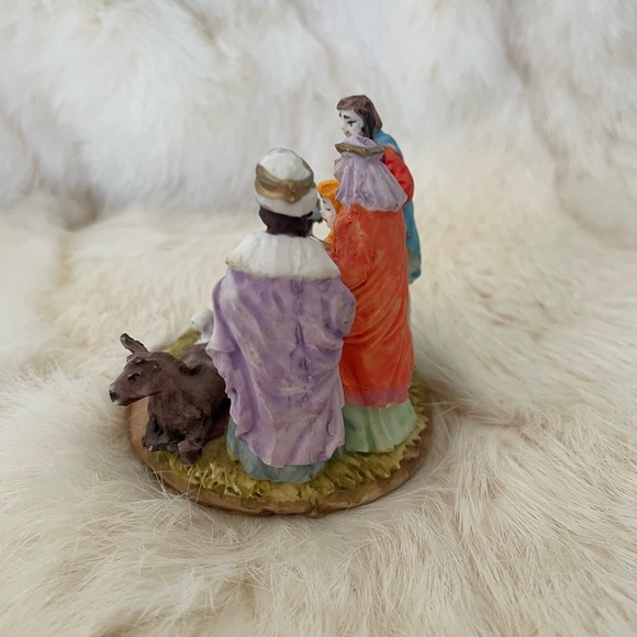 Vtg Dicksons One Piece Nativity Scene - Picture 4 of 7